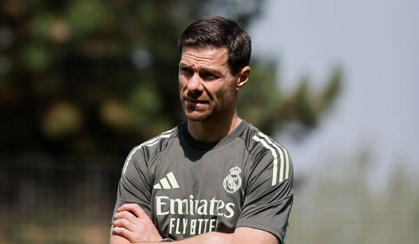 Xabi Alonso Real Madrid Training