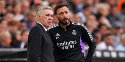 Carlo Ancelotti Davide Ancelotti Real Madrid