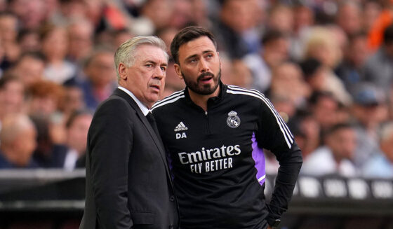 Carlo Ancelotti Davide Ancelotti Real Madrid