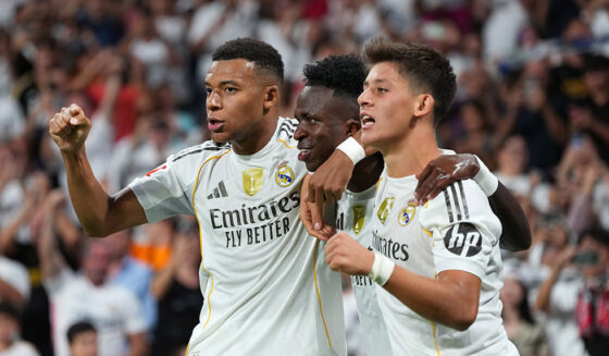Kylian Mbappé Vinícius Júnior Arda Güler Real Madrid