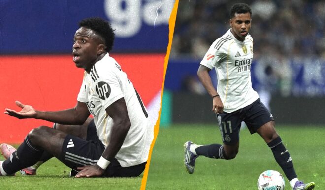 Real Oviedo vs. Real Madrid 2. Spieltag 2025/26, Vinícius, Rodrygo