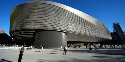Estadio Santiago Bernabéu Fassade Real Madrid