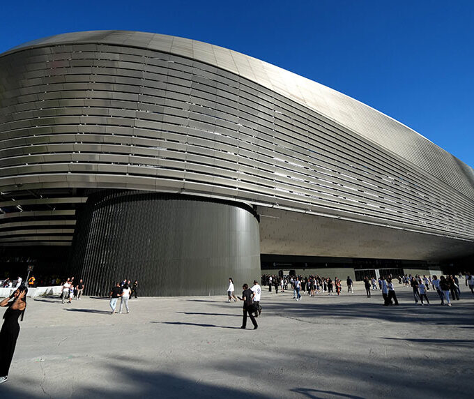 Estadio Santiago Bernabéu Fassade Real Madrid