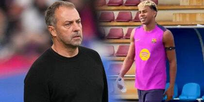 Hansi Flick Lamine Yamal FC Barcelona