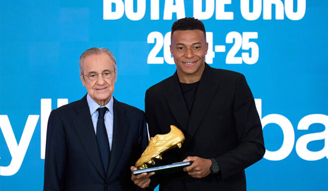 Kylian Mbappé Real Madrid Goldener Schuh