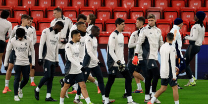 Real Madrid Training Liverpool