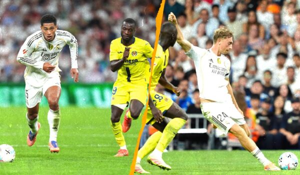 Jude Bellingham, Dean Huijsen, Real Madrid. vs. FC Villarreal