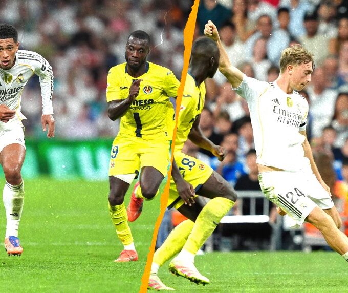 Jude Bellingham, Dean Huijsen, Real Madrid. vs. FC Villarreal