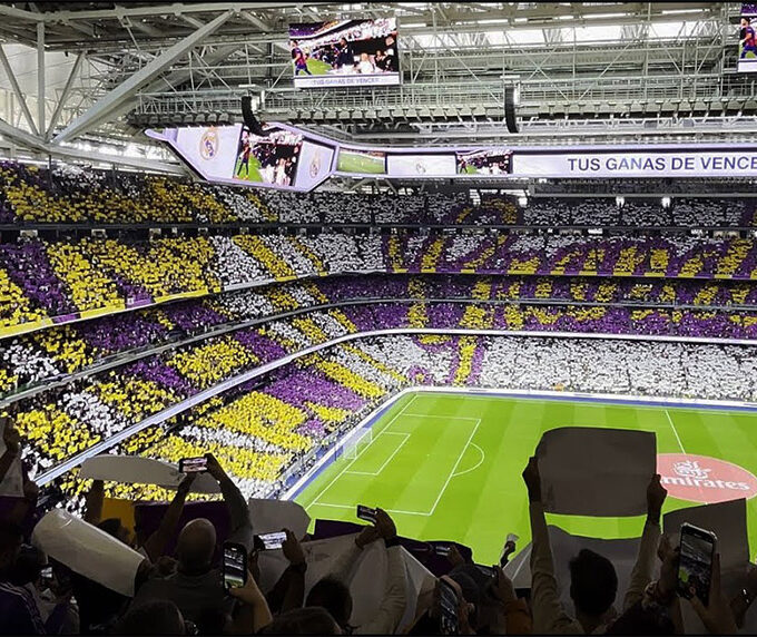 Estadio Santiago Bernabéu Real Madrid Choreo