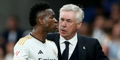 Carlo Ancelotti Vinícius Júnior Real Madrid