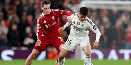 Arda Güler Liverpool FC v Real Madrid C.F. - UEFA Champions League 2025/26 League Phase MD4