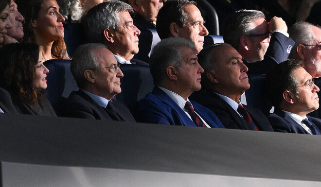 Florentino Pérez Joan Laporta FC Barcelona Real Madrid