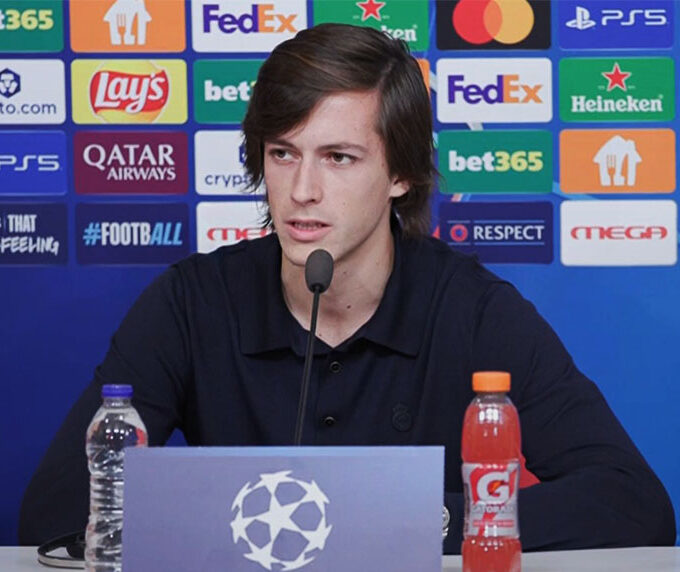 Álvaro Carreras Real Madrid Champions League PK