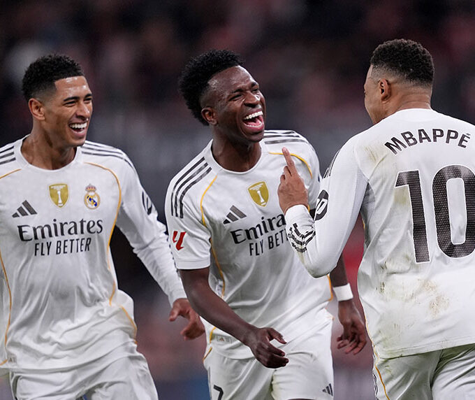 Jude Bellingham Vinícius Júnior Kylian Mbappé Real Madrid
