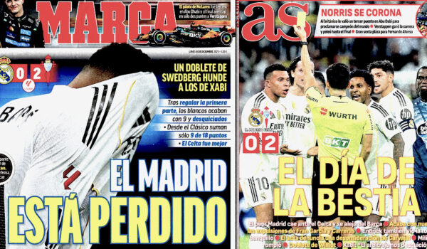 Real Madrid Celta Pressestimmen MARCA AS