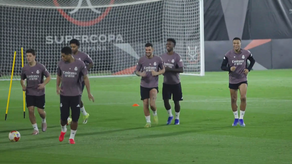 Abschlusstraining-vor-Supercopa-Finale-Mbapp-dabei-R-diger-fehlt